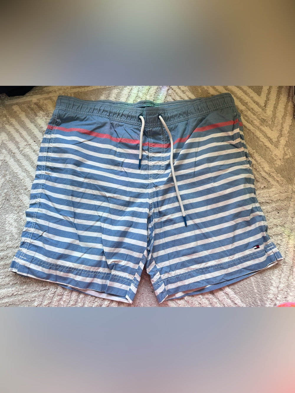 Men’s Striped Swim Trunks 🩳